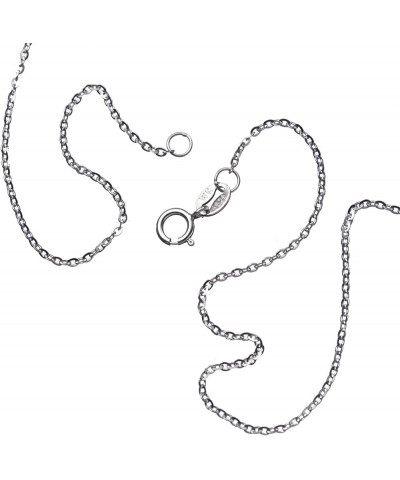 Sterling Silver 1mm/1.5mm/2mm Gliding Rolo Cable Chain Necklace 16''-40'' 22 Inches 2mm $11.95 Necklaces