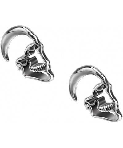 316L Surgical Steel Skull Hanging Taper Plugs, Sold as a Pair 5mm (4GA) $11.73 Body Jewelry