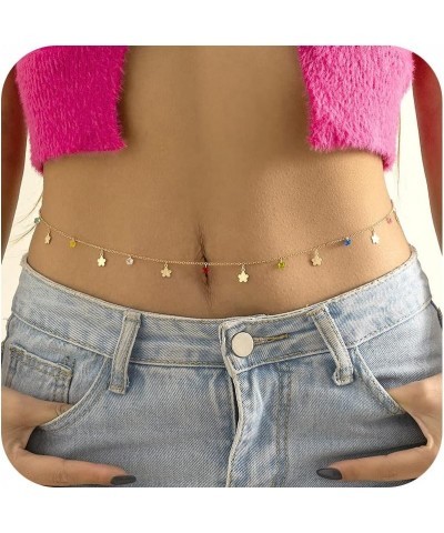 Waist Chain Body Chain Jewelry for Women Belly Chain for Teen Girls Summer Beach Jewelry for Teen Girls Z $7.79 Body Jewelry