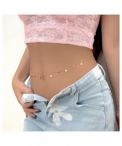 Waist Chain Body Chain Jewelry for Women Belly Chain for Teen Girls Summer Beach Jewelry for Teen Girls Z $7.79 Body Jewelry