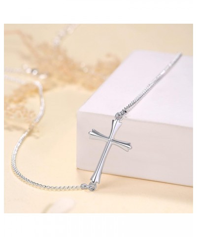 925 Sterling Silver Cross Dove Hamsa Anchor Sun Moon Star Choker Pendant Necklace Jewelry for Women Mens cross choker 14"-18 ...