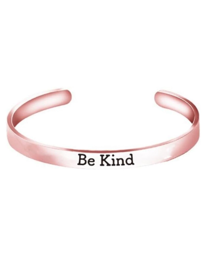 Be Kind Bracelet for Women, Be Kind Quotable Cuff Bracelet, Be Kind Gang Multiple Color Bangle, Open Cuff Friendship Bracelet...