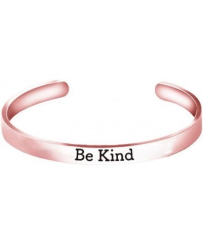 Be Kind Bracelet for Women, Be Kind Quotable Cuff Bracelet, Be Kind Gang Multiple Color Bangle, Open Cuff Friendship Bracelet...