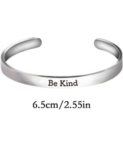 Be Kind Bracelet for Women, Be Kind Quotable Cuff Bracelet, Be Kind Gang Multiple Color Bangle, Open Cuff Friendship Bracelet...