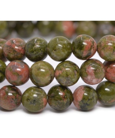 Gem Semi Precious Gemstone 6mm Round Beads Stretch Bracelet 6.5 Inch Unisex Unakite $12.97 Bracelets