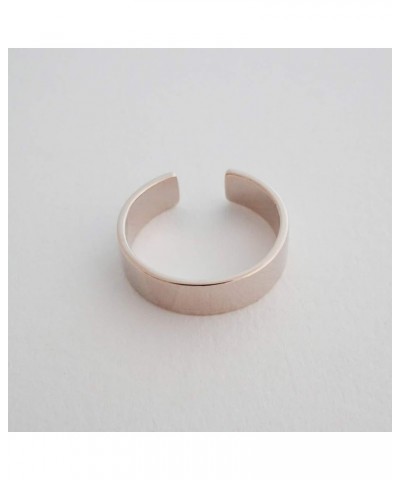 Brianna Thick Bold Adjustable Wrap Band Ring in Gold, Rose Gold, or Silver | Minimalist, Delicate Jewelry Rose Gold $13.95 Rings