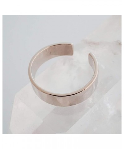 Brianna Thick Bold Adjustable Wrap Band Ring in Gold, Rose Gold, or Silver | Minimalist, Delicate Jewelry Rose Gold $13.95 Rings