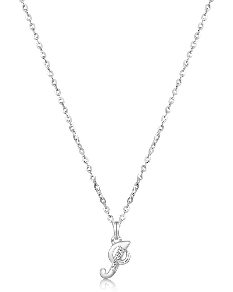 925 Sterling Silver Initial Necklace for Women Girls, Dainty Tiny Necklace with Letter A-Z J $16.23 Necklaces