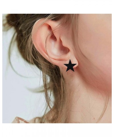 Clip-on Earrings For Women, Women's Non Pierced Earring, Star Earrings Ear Clips Hypoallergenic Lightweight Stainless Steel G...