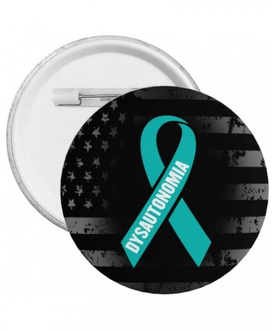 Dysautonomia Awareness Buttons Badges 1.2 Inch (30mm) Round Brooch Pins Decor $10.76 Brooches & Pins