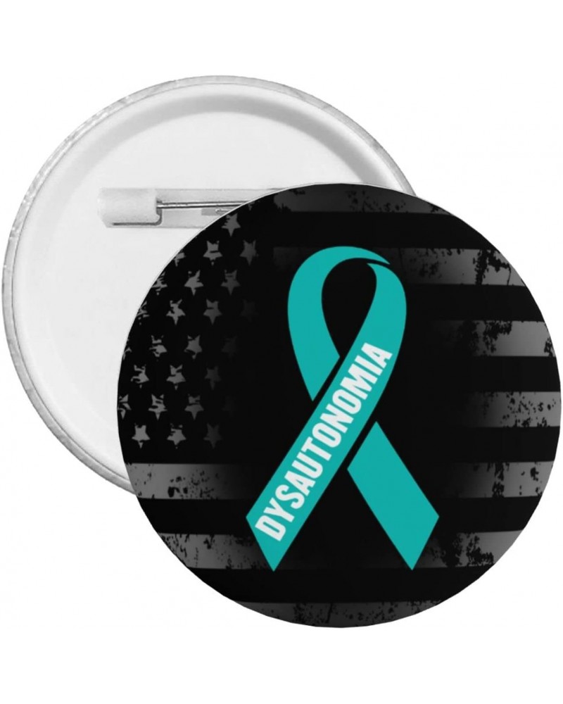 Dysautonomia Awareness Buttons Badges 1.2 Inch (30mm) Round Brooch Pins Decor $10.76 Brooches & Pins