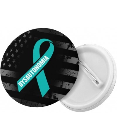 Dysautonomia Awareness Buttons Badges 1.2 Inch (30mm) Round Brooch Pins Decor $10.76 Brooches & Pins