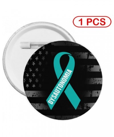 Dysautonomia Awareness Buttons Badges 1.2 Inch (30mm) Round Brooch Pins Decor $10.76 Brooches & Pins