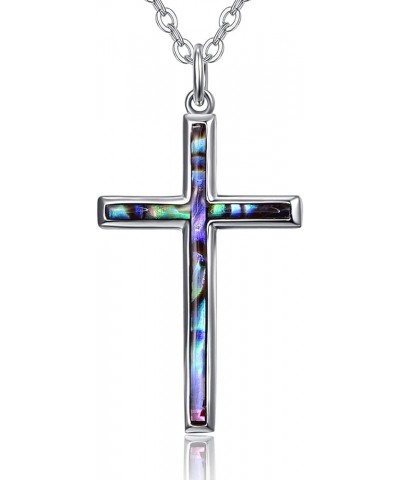 Faith Necklace for Women 925 Sterling Silver Cross Pendant Necklace Birthstone Initial Necklace Christian Religious Jewelry G...