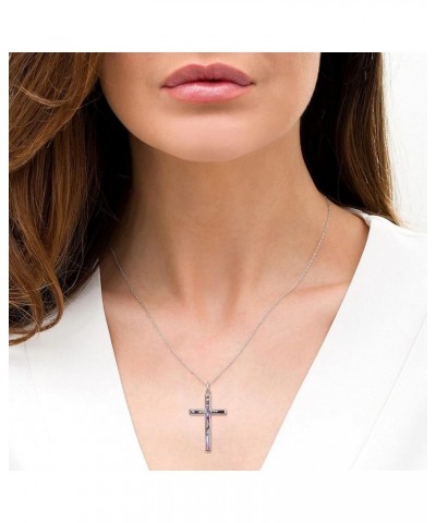 Faith Necklace for Women 925 Sterling Silver Cross Pendant Necklace Birthstone Initial Necklace Christian Religious Jewelry G...