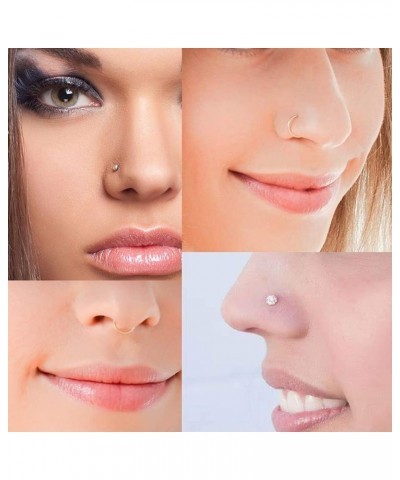 Nose Rings Nose Studs Nose Rings Hoops Nose Piercings L Shaped Nose Ring Surgical Steel Nose Piercing Jewelry Hoop Nose Rings...