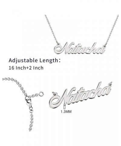 925 Sterling Sliver Custom Name Necklace Personalized Initial Necklaces Pendant Jewelry Gift for Her Danielly $18.50 Necklaces