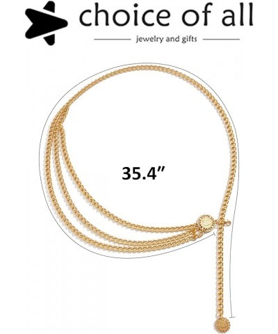 Waist Chain Body Chain Jewelry for Women Belly Chain for Teen Girls Summer Beach Jewelry for Teen Girls E1 $7.79 Body Jewelry