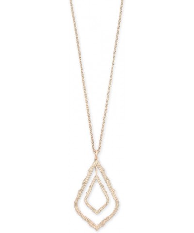 Simon Long Pendant Necklace for Women ROSE GOLD - ROSE GOLD METAL $35.69 Necklaces