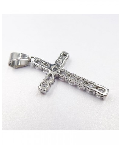 Zirconia Cross Hip Hop Gold/Silver Plated Iced Out Crystal Cross Necklace Egyptian Crystal Coptic Ankh Pendant Jewelry Gemsto...