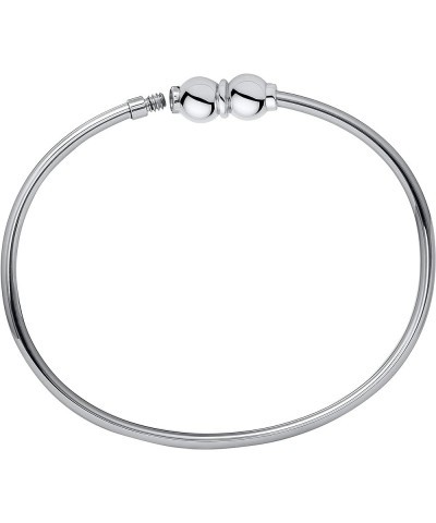 The Traditional Sterling Silver Double Ball Threaded Bracelet from Cape Cod Silver 5.5 Inches $36.40 Bracelets