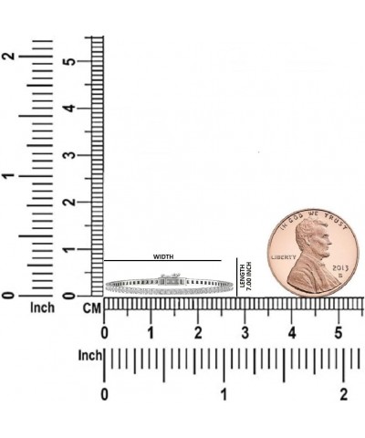 14K White Gold Lab Grown Diamond Tennis Bracelet (5-10 cttw, E-F Color, VS1 Clarity) 6.5 Inches 7.0 carats $1.00 Bracelets