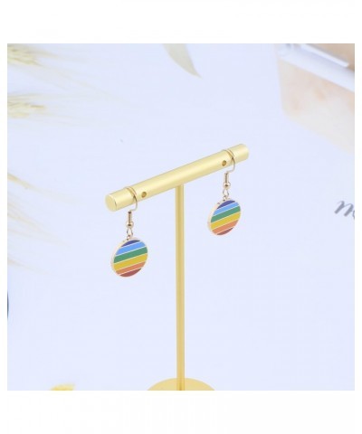 NC Rainbow LGBT Gay Lesbian Pride Stud Earrings Gay Pride LGBT Jewelry Lesbian Rainbow Pierced Stud Earrings Bisexual Pride G...