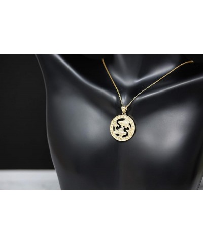 10k Yellow Gold Zodiac Pendant Necklace 20.0 Inches Virgo $88.55 Necklaces