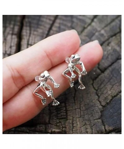 Gold Frog Earrings for Girls Women Weird Frog Earrings Cute Animal Frog Jewelry Gifts for Women Girls Teen. Silver $8.39 Earr...