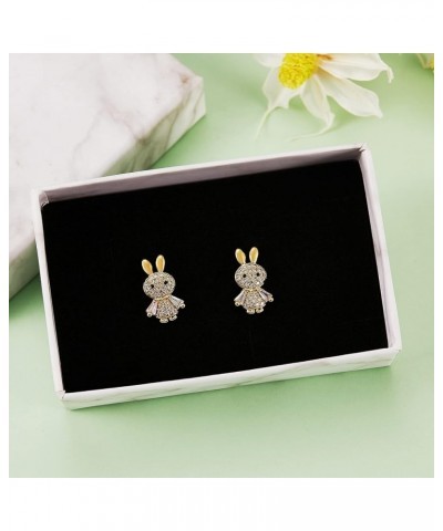 18K Gold Plated Animal Stud Earring for Women Cubic Zirconia Earring Animal Fashion Stud Jewelry for Birthday Mother's Day Gi...