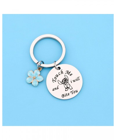 Ohana Inspired Gift Hibiscus Flower Jewelry Touch Me and I Will Bite You Hawaiian Trip Gift… Sliver $9.34 Pendants