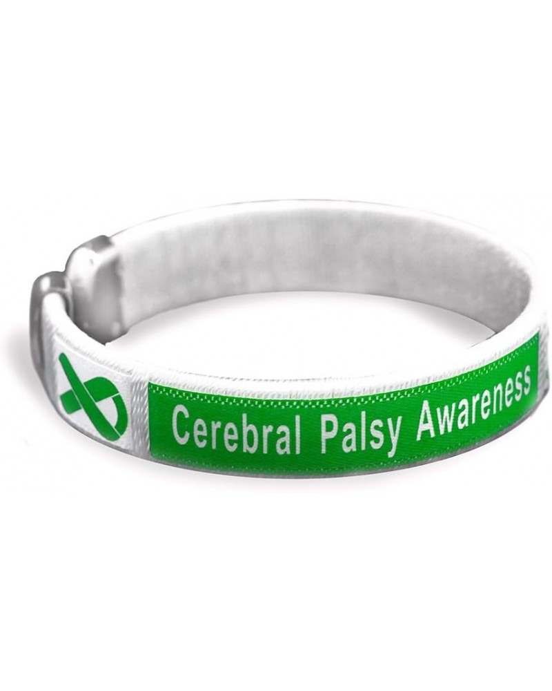 Cerebral Palsy Awareness Wholesale Pack Bangle Bracelets – Green Ribbon Bracelet for Cerebral Palsy Awareness – Perfect for S...