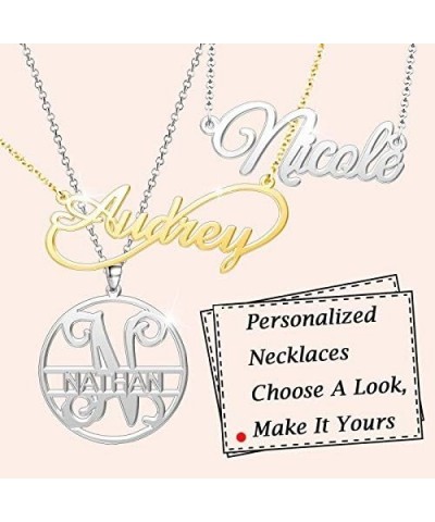 Name Necklace Personalized Gifts Customized Name Necklace Lydia Gold $15.65 Necklaces