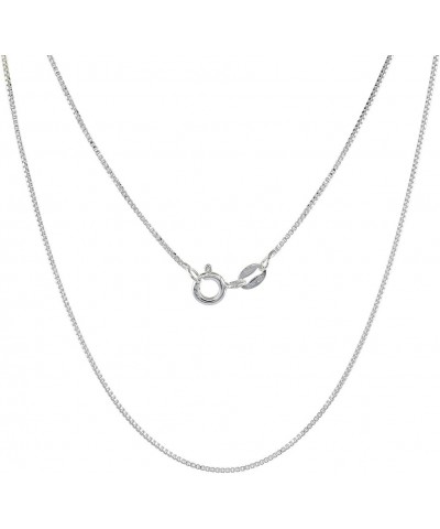 19mm Tiny Sterling Silver Italian Horn Necklace for Women 3/4 inch with 16-30 inch Box_Chain 24-inch $16.44 Necklaces