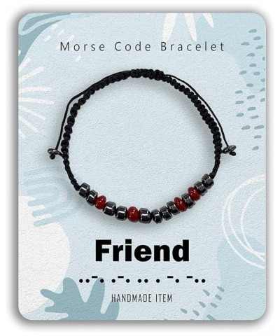 Morse Code Bracelet for women men Inspritional Mantra I Love You Best Friends Graduation Mom Daughter Sister Wife Gift Beaded...