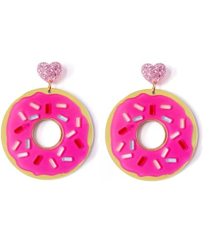 Acrylic Earrings for Women Teen Girls, Cute Resin Acrylic Donuts Ice Cream Popsicles Guitar Dangle Drop Earrings Multicolor R...