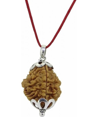 Choose Your Original Lab Certified Nepali Rudraksha 1 To 13 Mukhi Ganesha Gauri Shankar 925 Sterling Silver Pendant Astrology...