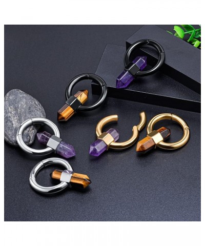 1 Pair Ear Weights Hangers Gothic Ear Plugs Gauges Stainless Steel Tunnels Dangles Stretcher Earrings Piercings For Women Men...