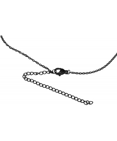 DNA Double Helix Science Stainless Steel Necklace Black $11.72 Necklaces