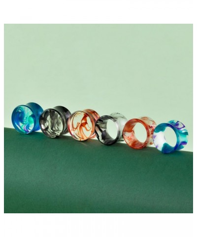 Acrylic Ear Gauges Color Ear Tunnels Stretching Kit Plugs Expander Mix Set 9/16"(14mm) Style 4 $11.18 Body Jewelry