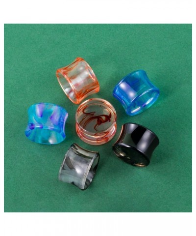 Acrylic Ear Gauges Color Ear Tunnels Stretching Kit Plugs Expander Mix Set 9/16"(14mm) Style 4 $11.18 Body Jewelry