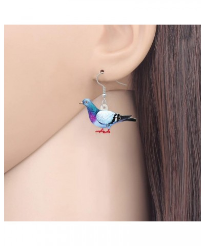 Acrylic Colorful Pigeon Earrings Dangle Fashion Animal Birds Jewelry for Women Teen Girls Charms Pigeons Gift Pigeon A $7.01 ...