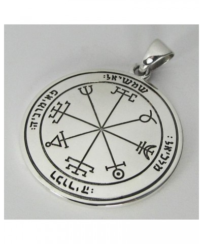 Sterling Silver Second Pentacle of the Sun Talisman for Protection $31.85 Pendants