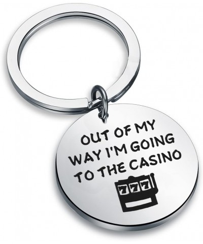 Gambler Gift Casino Lover Gift Lucky 777 Jackpot Casino Slot Machine Gift Gambling Jewelry Keychain Out of My Way Kc $10.01 P...