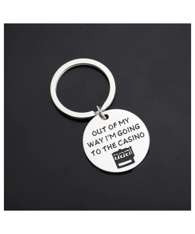 Gambler Gift Casino Lover Gift Lucky 777 Jackpot Casino Slot Machine Gift Gambling Jewelry Keychain Out of My Way Kc $10.01 P...