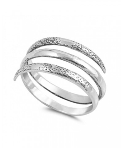 Thumb Ring Sterling Silver Wrap Coil Bypass Adjustable Thumb Ring $12.55 Rings