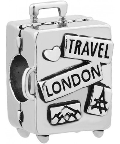 Travel London Suitcase Beads for Charm Bracelets $7.27 Bracelets