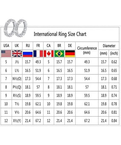 Magnetology Moissanite Diamond Ring, 925 Sterling Silver Rings Women, Moissanite Rings for Women Gold & Silver, Rings for Wom...