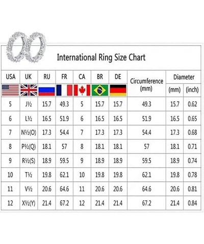 Magnetology Moissanite Diamond Ring, 925 Sterling Silver Rings Women, Moissanite Rings for Women Gold & Silver, Rings for Wom...