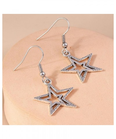 Star Earrings for Women Gold Star Earrings Dangle Star Tassel Earrings Crystal Star Chain Earrings Wedding Prom Jewelry Gifts...